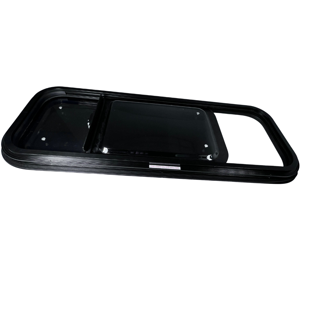 Acrylic Slider Window w/ Clamp Ring (Passenger Side) for Sprinter Van Wideout