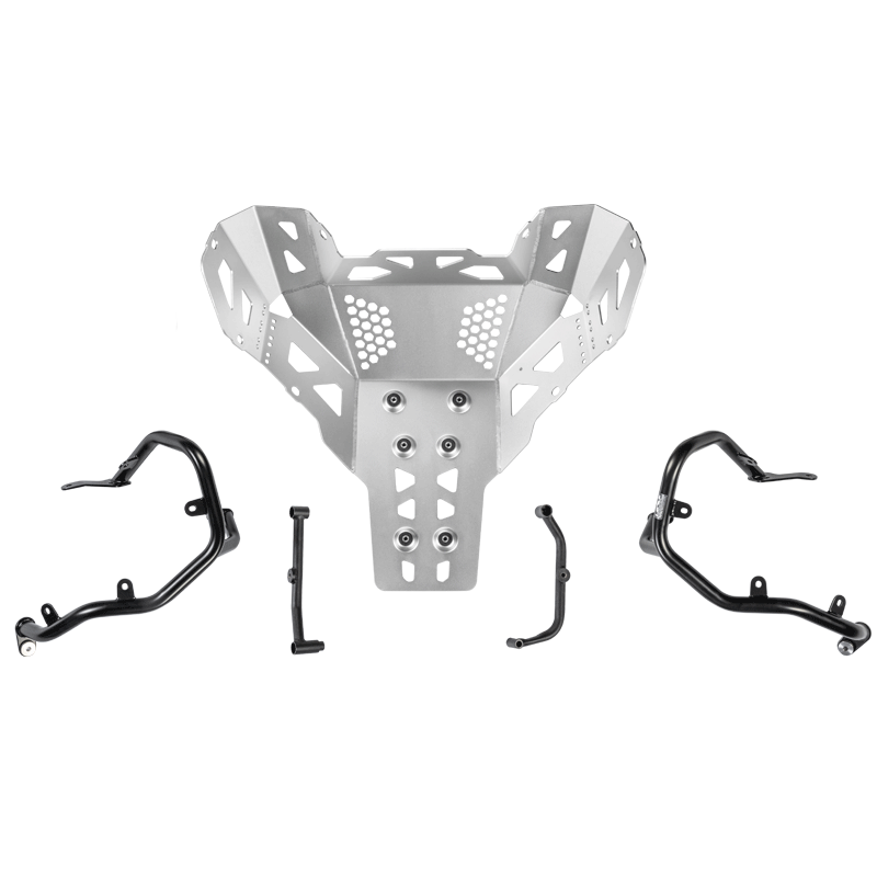 LOBOO CHG222 Crash Bar & Engine Guard for KTM 790 / 890 Adventure & Husqvarna Norden 901 – Upper & Lower Protection, Black or Orange Finish