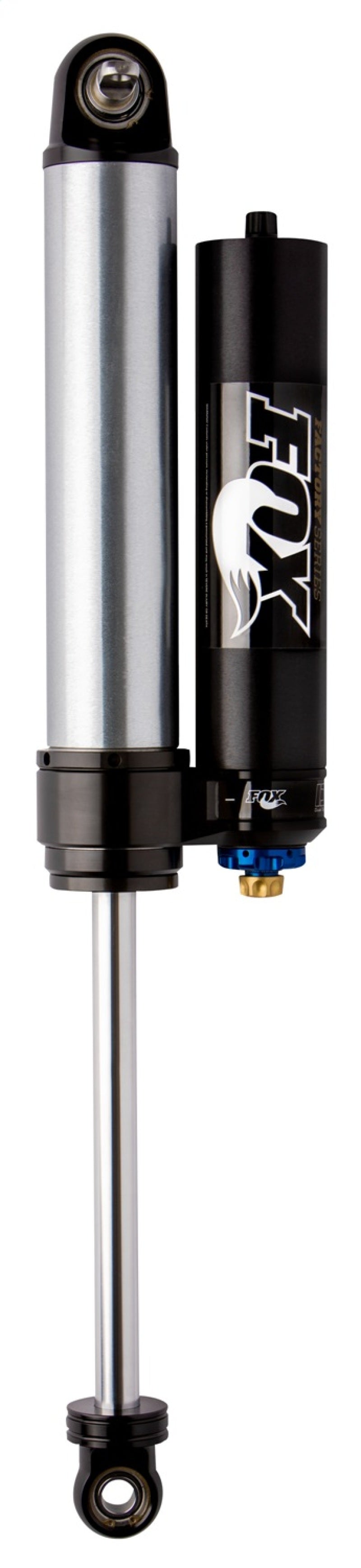 FOX 2.5 Factory Series Internal Bypass Rear Piggyback Shocks, DSC (2.5-4 in. Lift), fits Jeep Wrangler