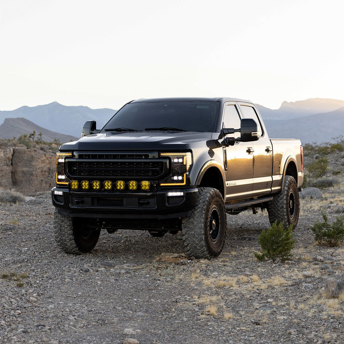 AlphaRex NOVA-Series LED Projector Headlights for Ford Super Duty - Alpha-Black