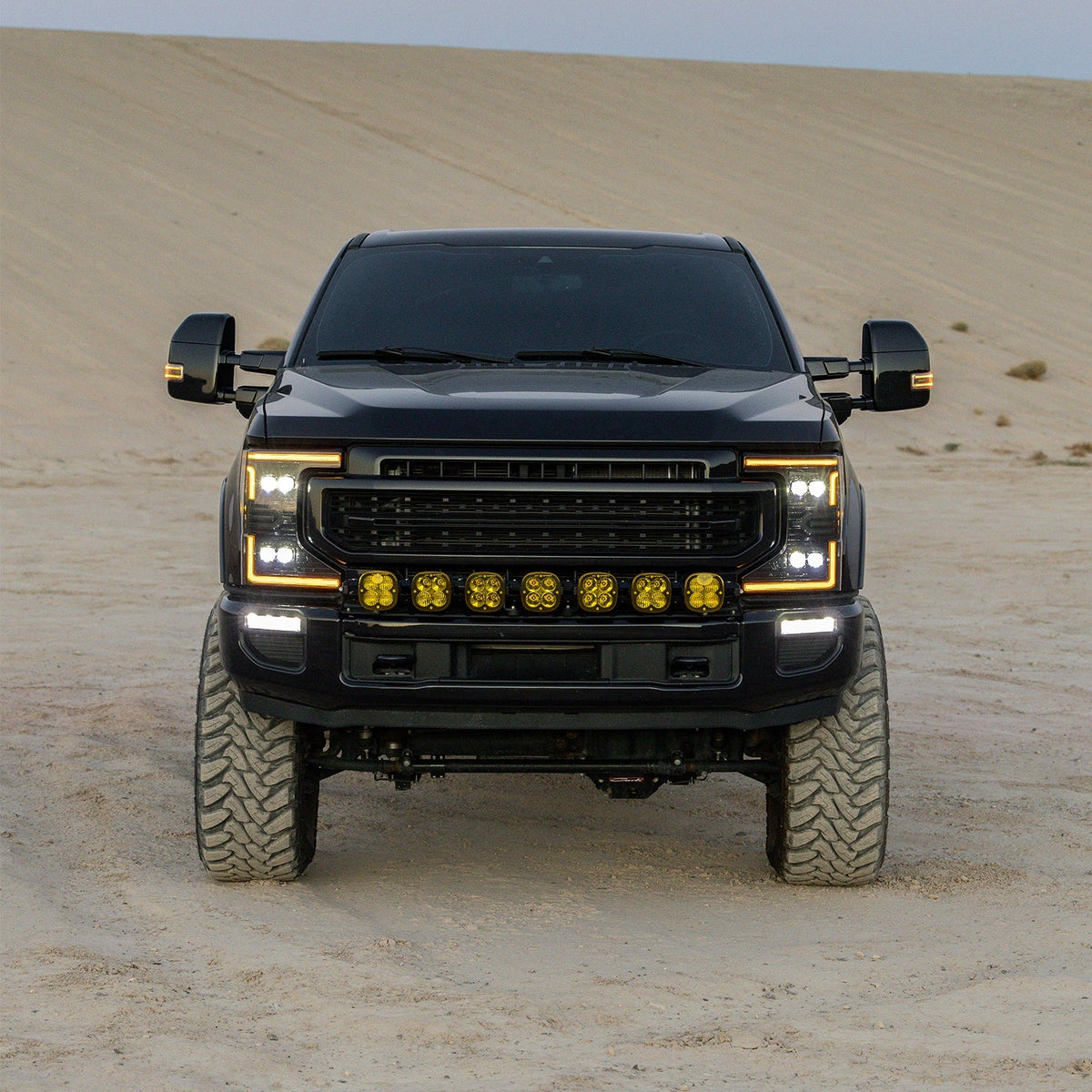 AlphaRex NOVA-Series LED Projector Headlights for Ford Super Duty - Alpha-Black
