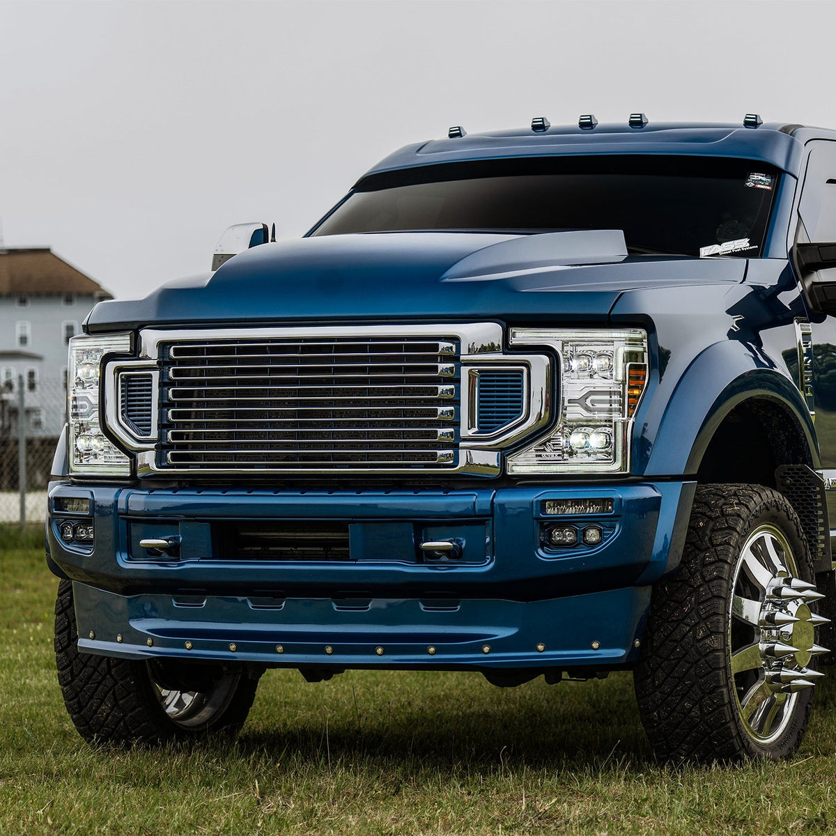 AlphaRex NOVA-Series LED Projector Headlights for Ford Super Duty - Chrome