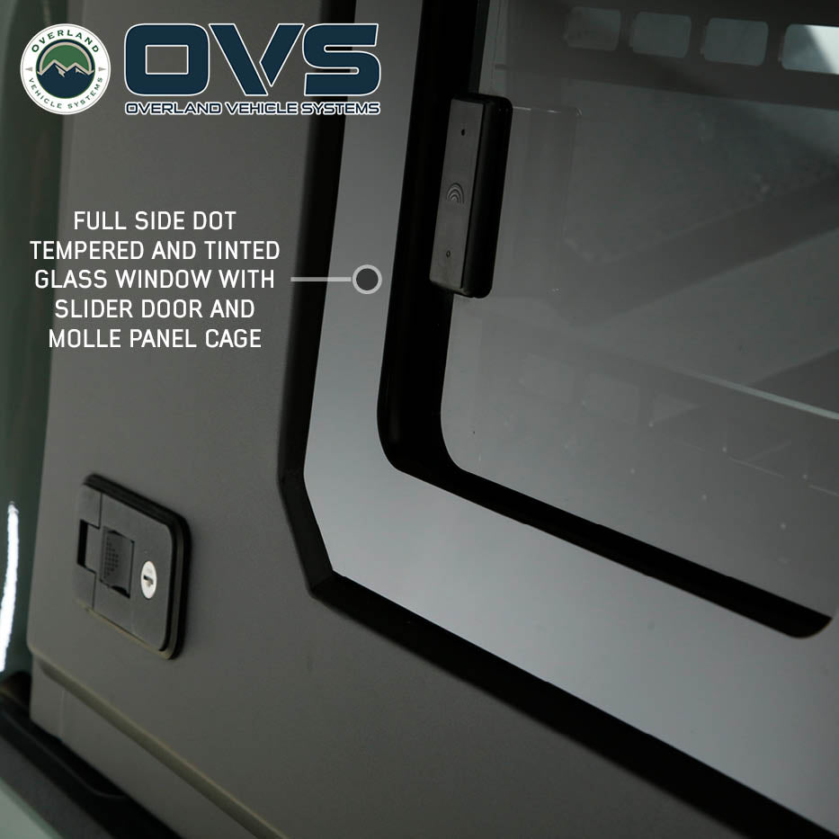 OVS Expedition PRO+ truck cap with full windows for 2020-2027 Jeep Gladiator - view 5