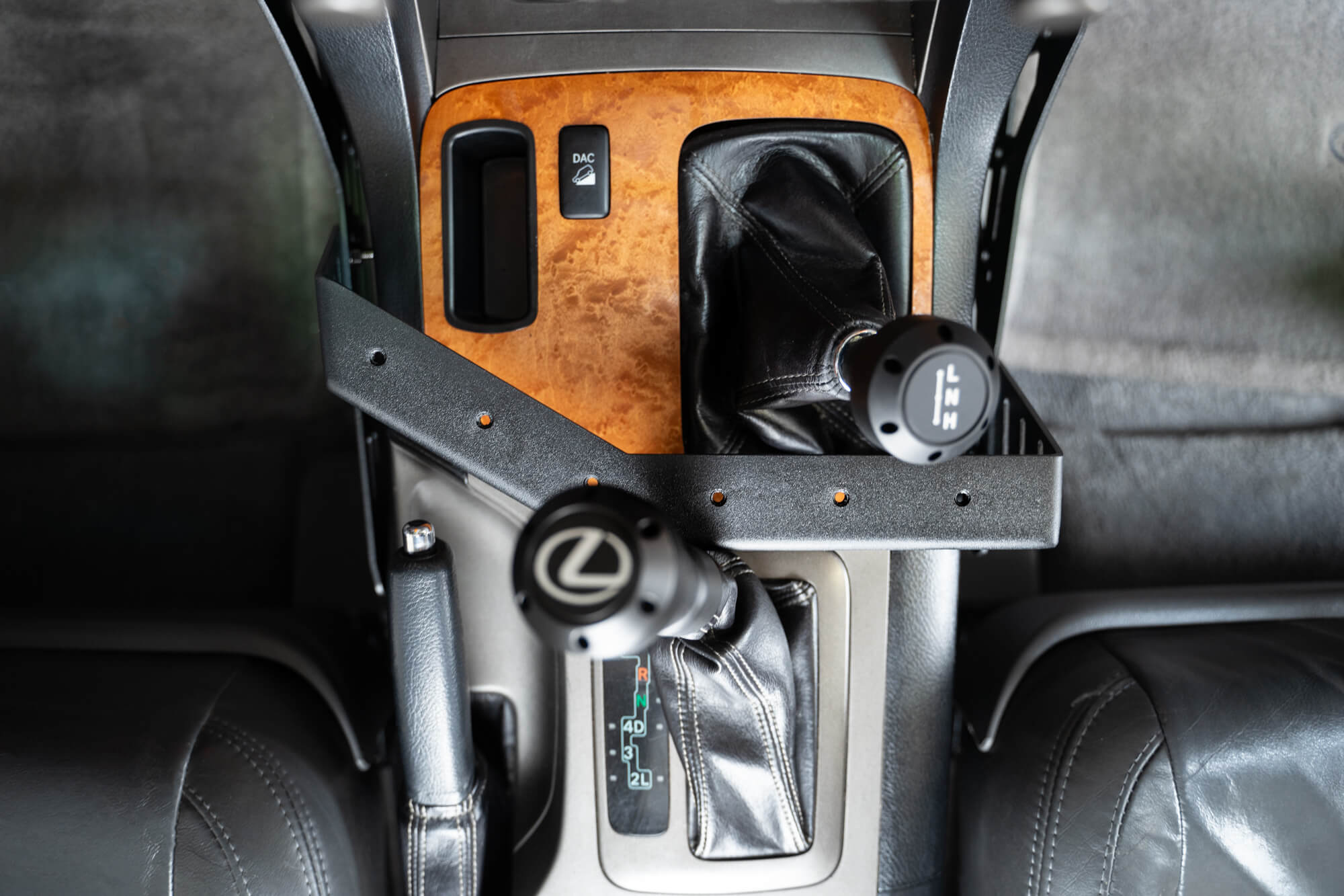 2003-2009-Lexus-GX470-Center-Console-Molle-Panels-_-Digital-Device-Bridge_Installed-5 - NVMOS