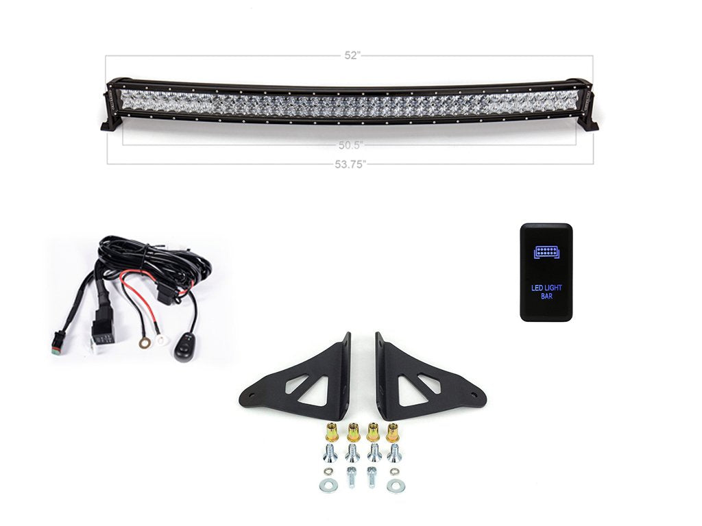2003-2020TOYOTA4RUNNER52_CURVEDLEDLIGHTBARROOFBRACKETS_COMBO - NVMOS