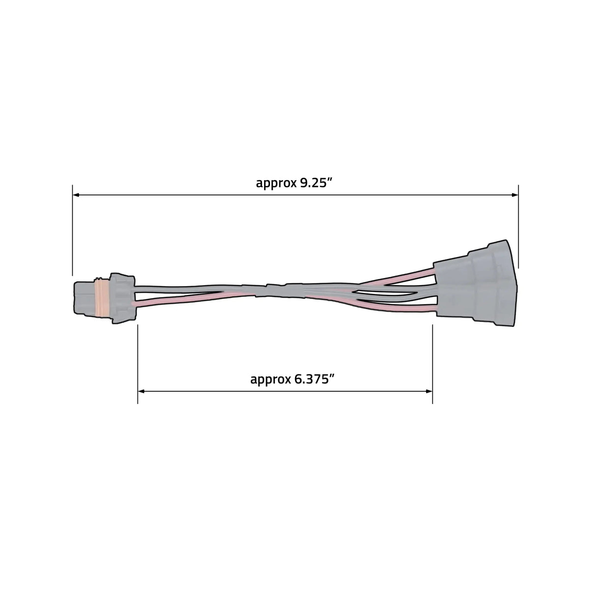 ORACLE Lighting TRIGGER 12 gauge short Y harness for universal fit