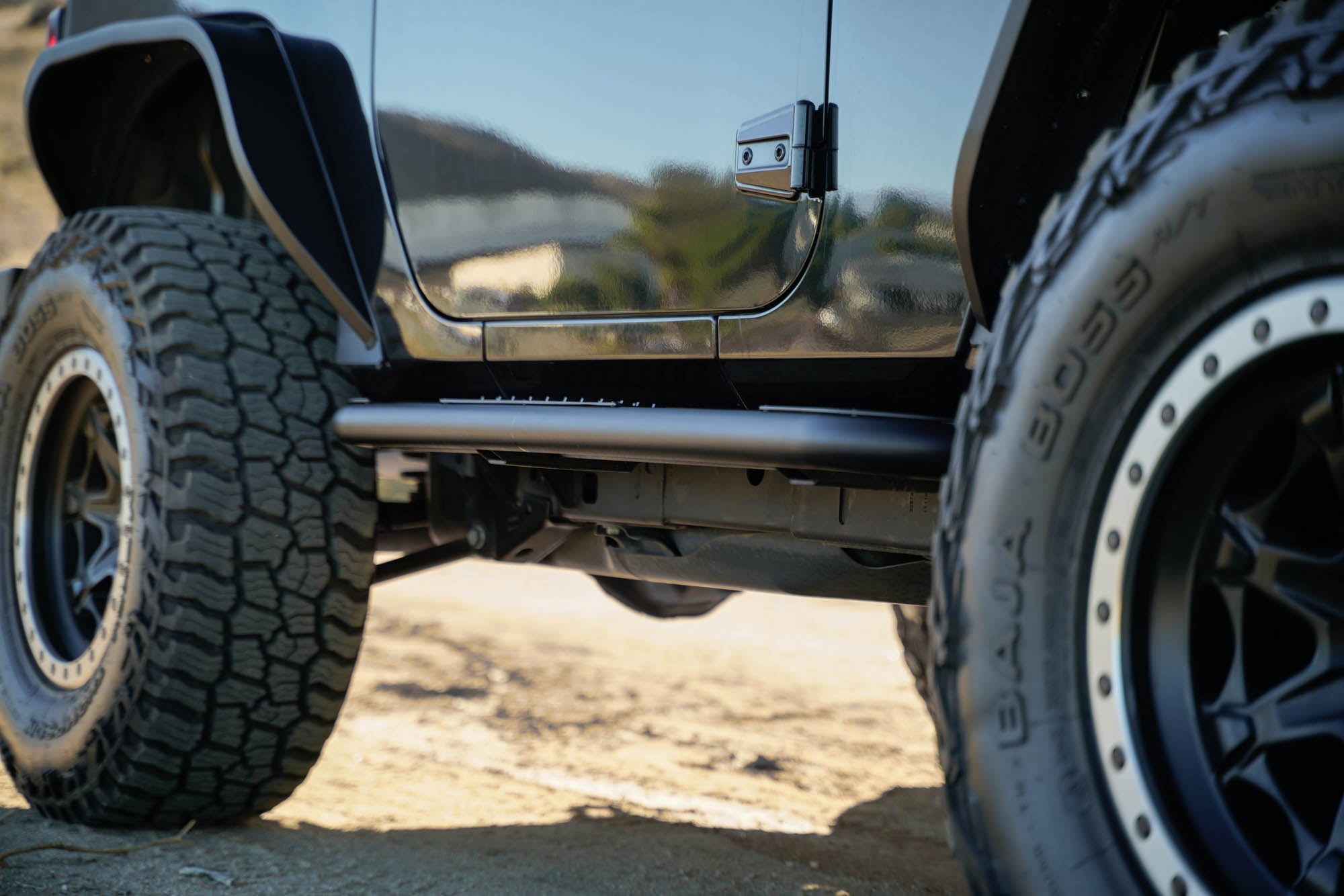 2007-2018-2-Door-Jeep-Wrangler-JK-OE-Plus-Side-Steps-Installed-05 - NVMOS