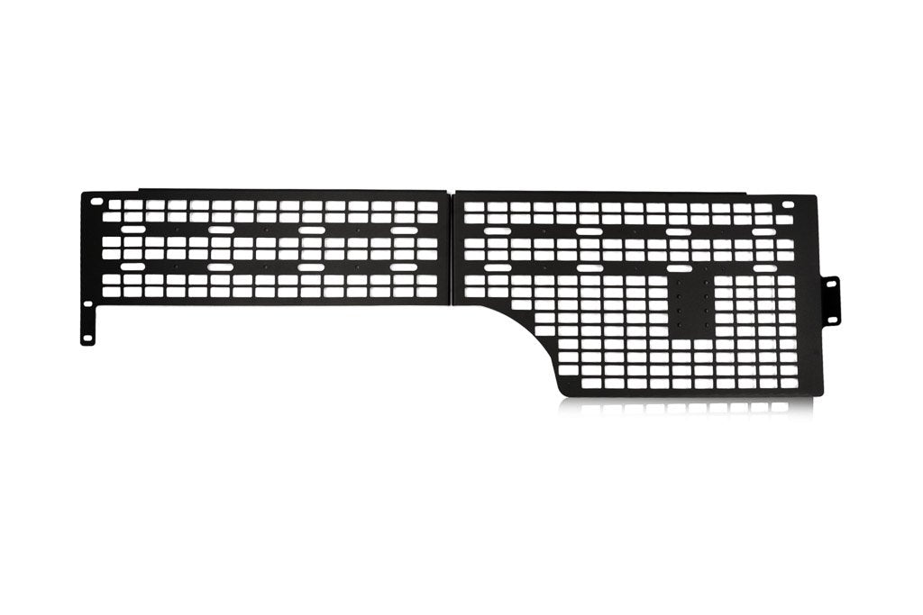 Toyota Tundra side bed MOLLE panel system for passenger side, black steel grid