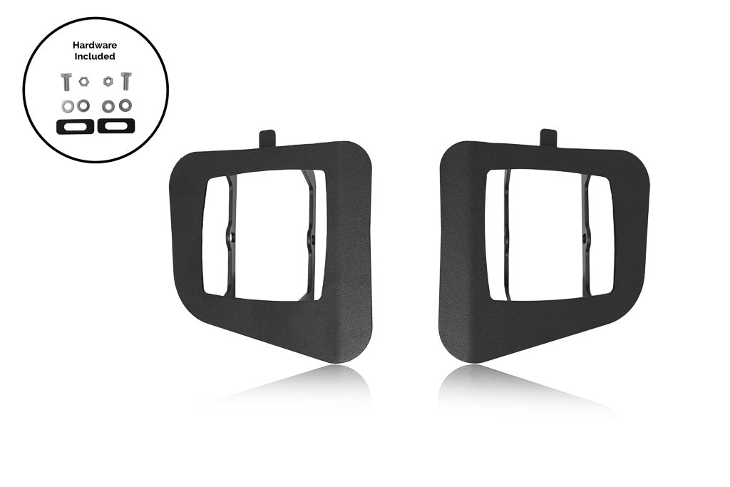 Toyota Tundra LED fog light pod replacement brackets with mounting hardware kit