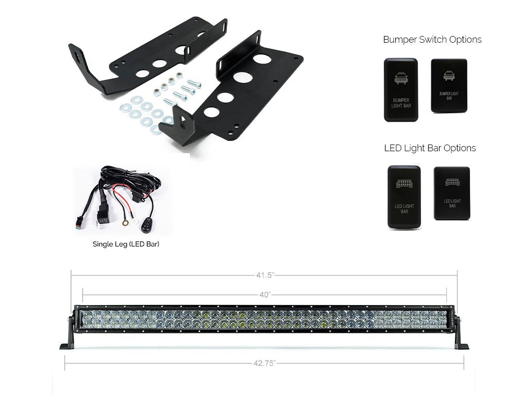 2014-2020ToyotaTundra42_HiddenGrilleCurvedLEDLightBarBrackets_Combo - NVMOS