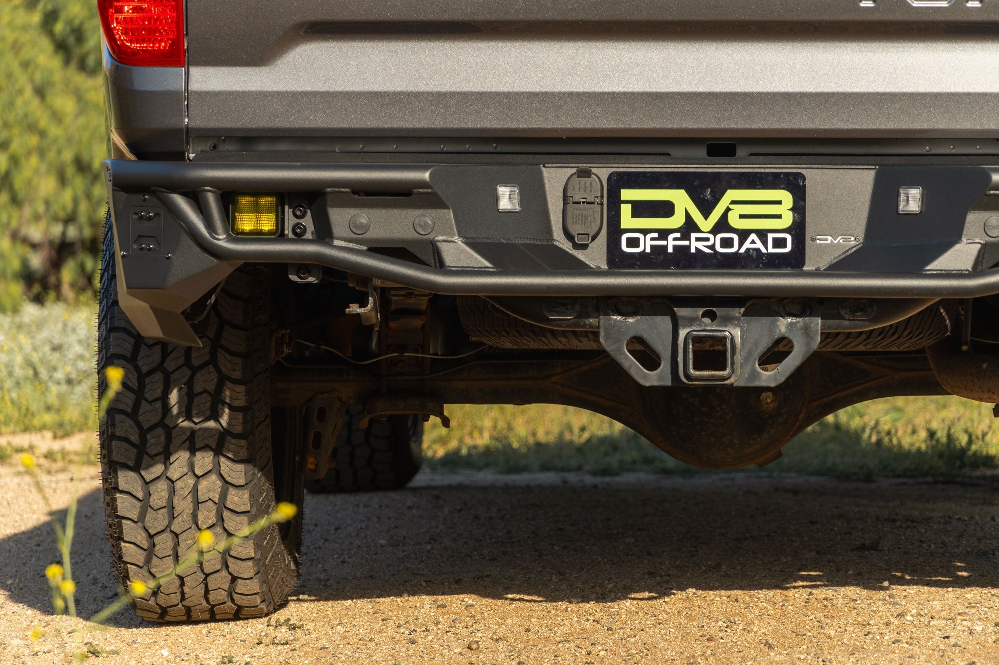 2014-2021-Toyota-Tundra-Tube-Rear-Bumper-Installed-4 - NVMOS
