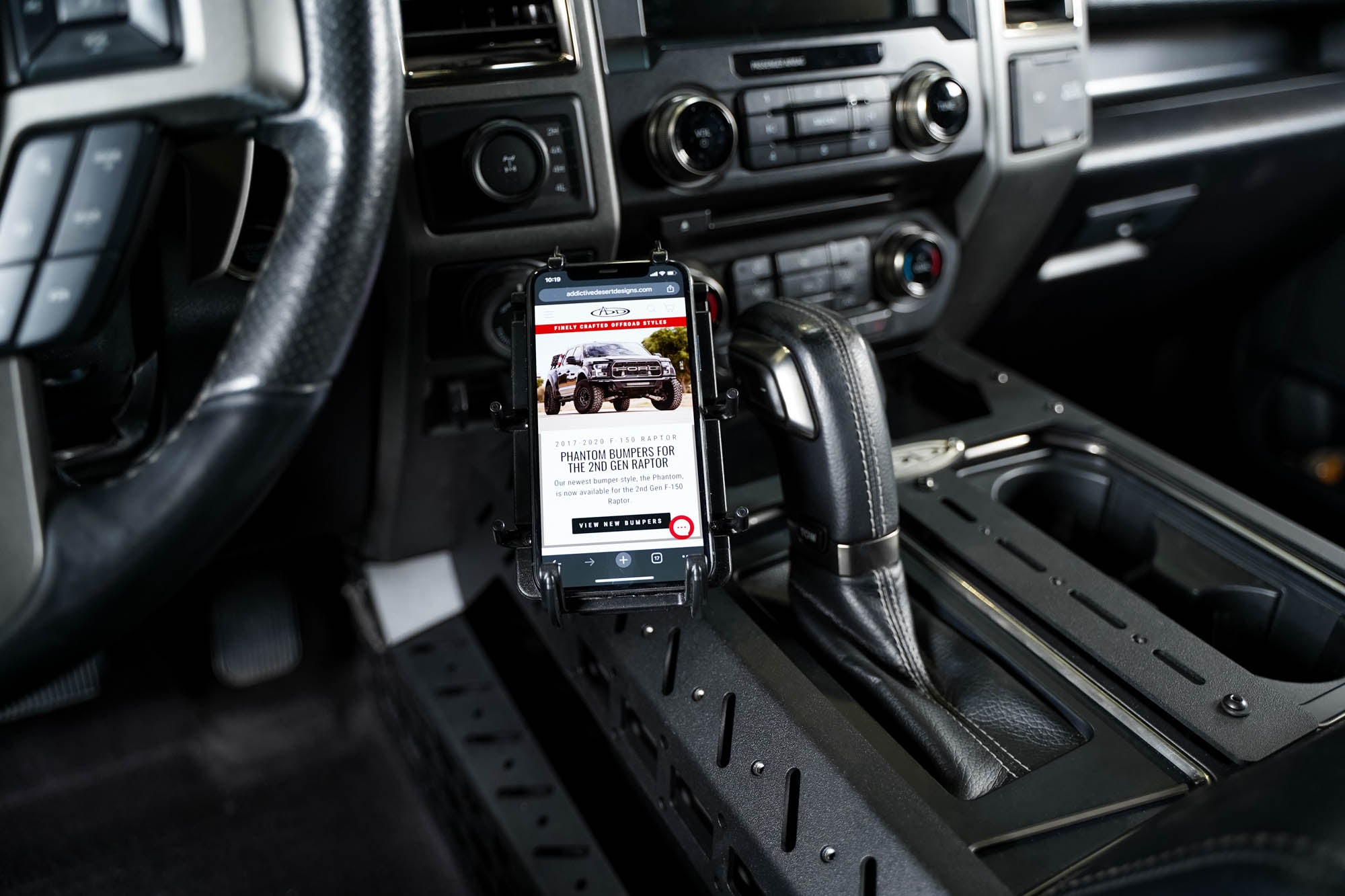 2015-2020-Ford-F-150-_-Raptor-Center-Console-Molle-Panels_Studio-06 - NVMOS
