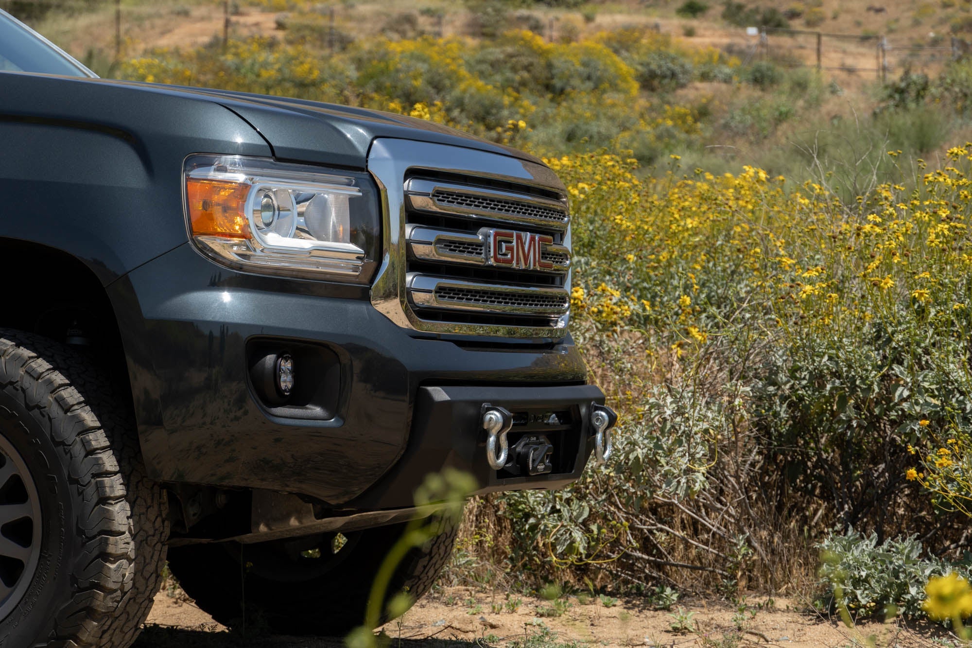 2015-2020-GMC-Canyon-Centric-Front-Bumper-Installed-4 - NVMOS
