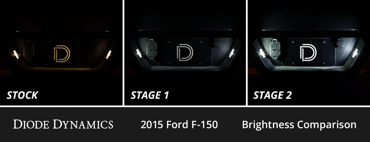 Diode Dynamics interior LED conversion kit for 2015-2020 Ford F-150 – comparison