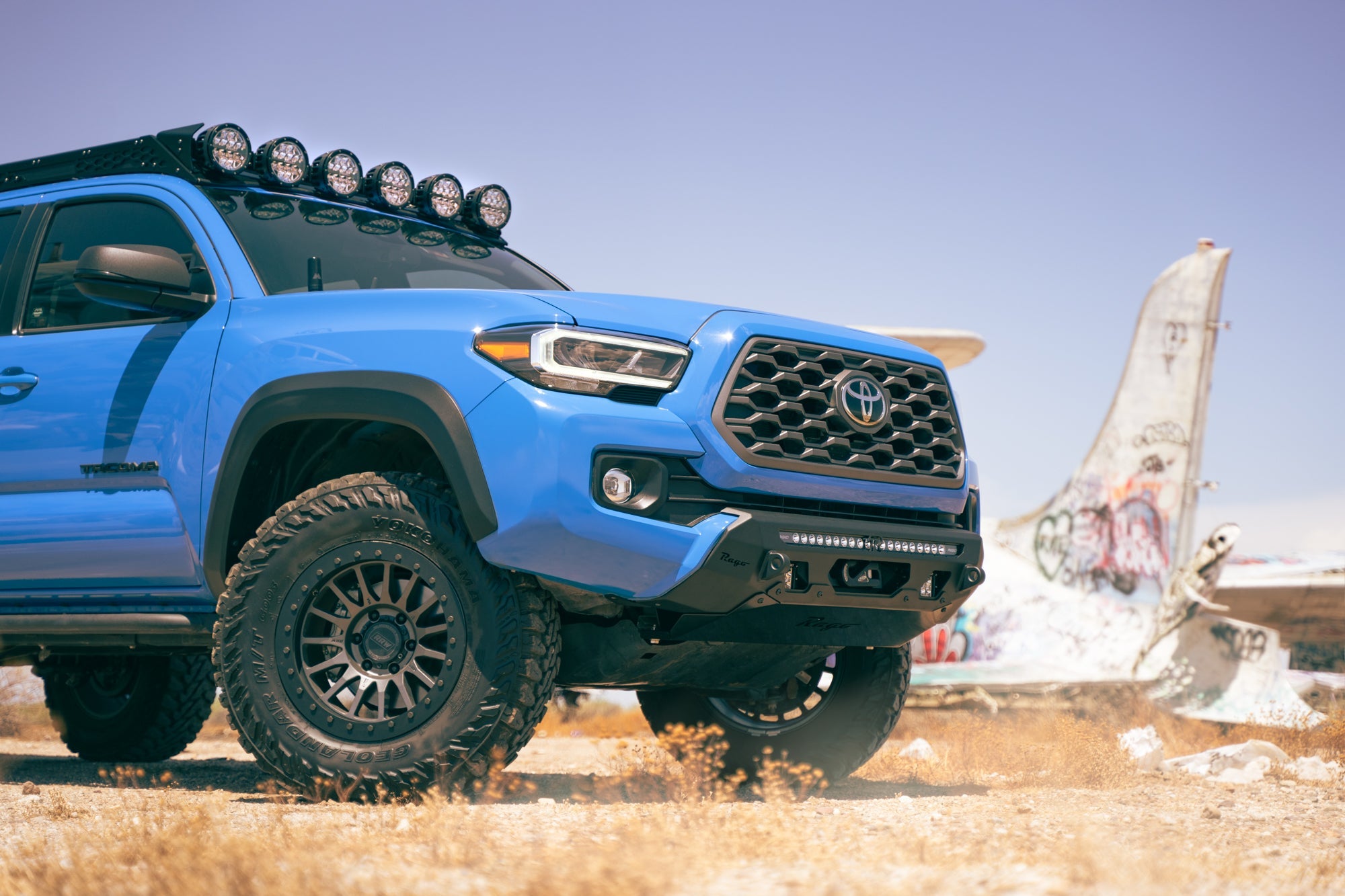 2016-2023-Toyota-Tacoma-Center-Mount-Winch-Front-Bumper-Outdoor-6 - NVMOS