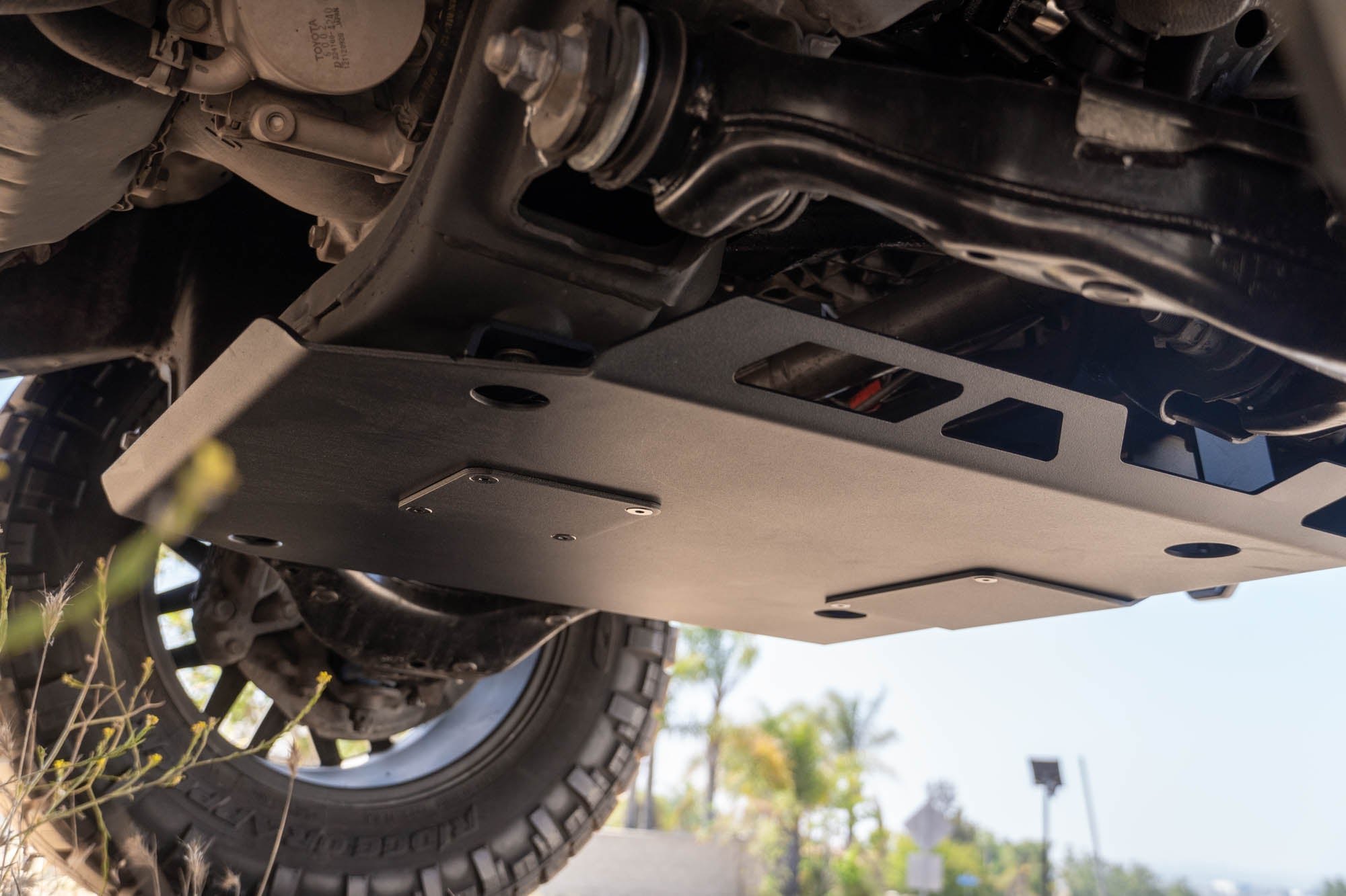 2016-2023-Toyota-Tacoma-Front-Skid-Plate-Installed-2 - NVMOS