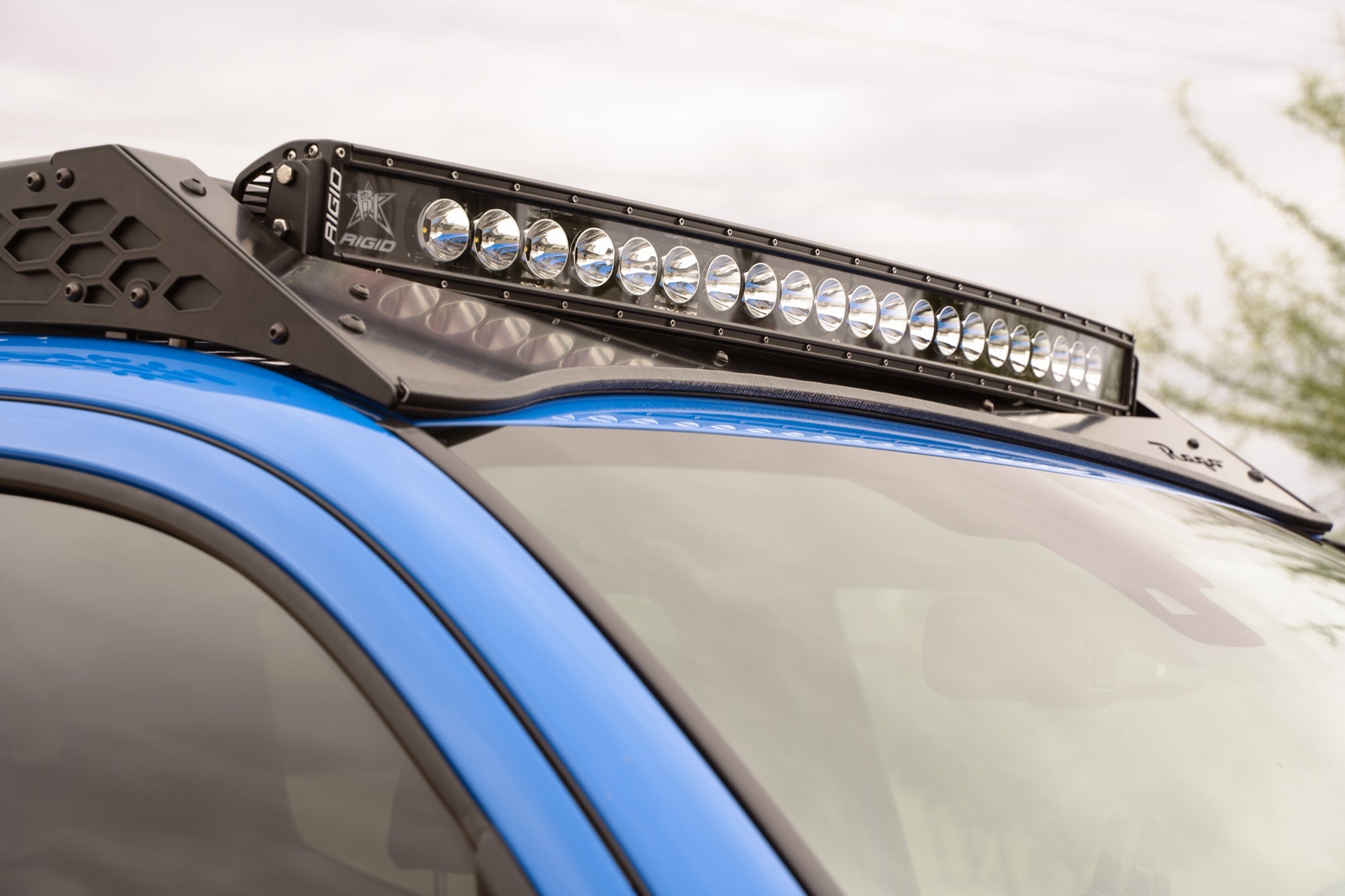 2016-2023-Toyota-Tacoma-Roof-Rack-40_-Light-Bar-Installed-7 - NVMOS
