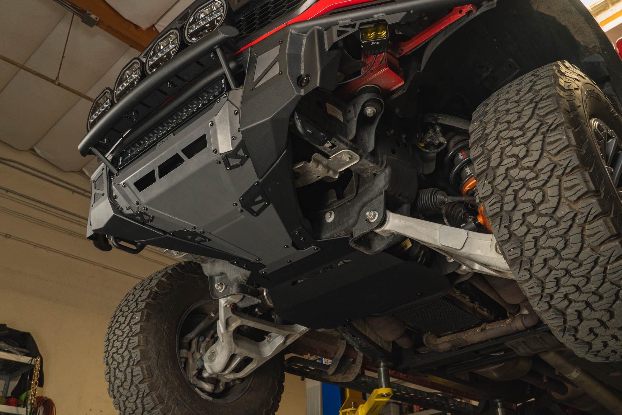 2017-2020-Ford-F-150-Raptor-Tube-Front-Bumper-Installed-with-Diff-Skid-3 - NVMOS