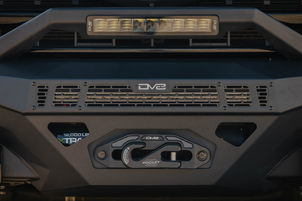 DV8 Offroad Spec Series front bumper for 2017-2022 Ford F-250 and F-350 Super Duty