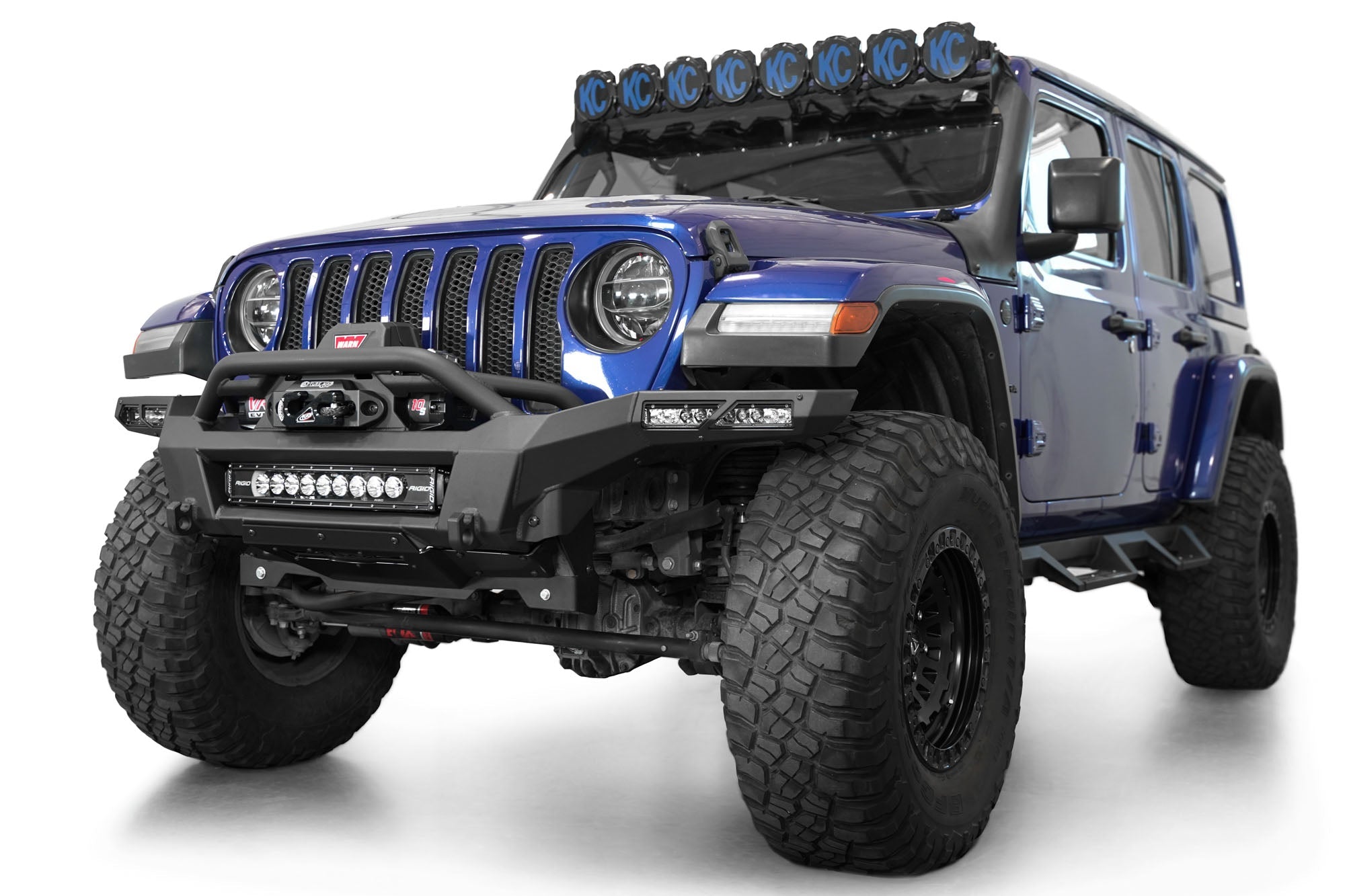 2018-2024-Jeep-JL-JT-Phantom-Winch-Front-Bumper-Installed-11 - NVMOS