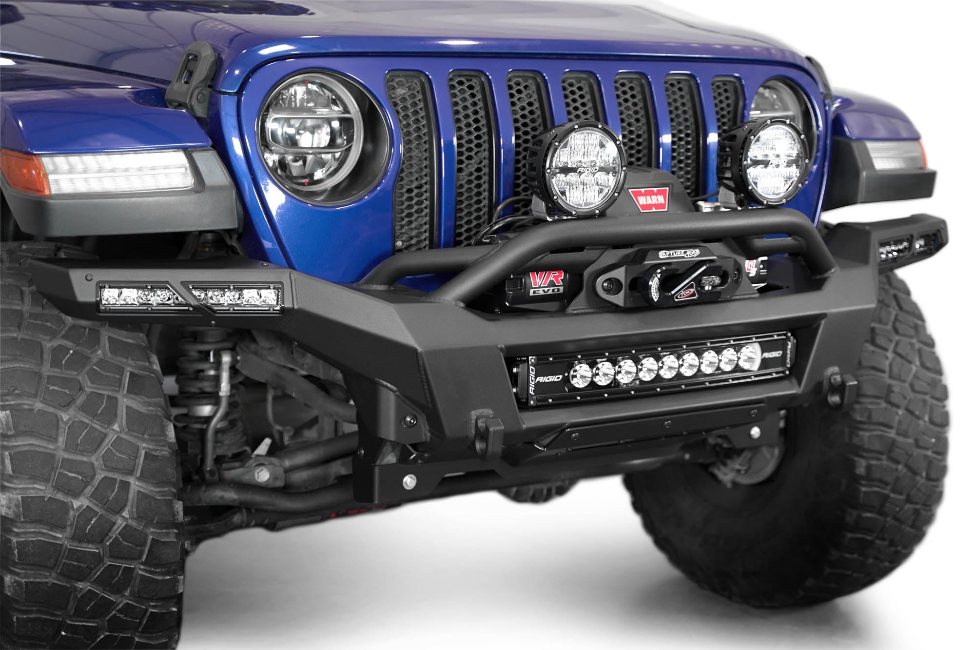 2018-2024-Jeep-JL-JT-Phantom-Winch-Front-Bumper-Installed-13 - NVMOS