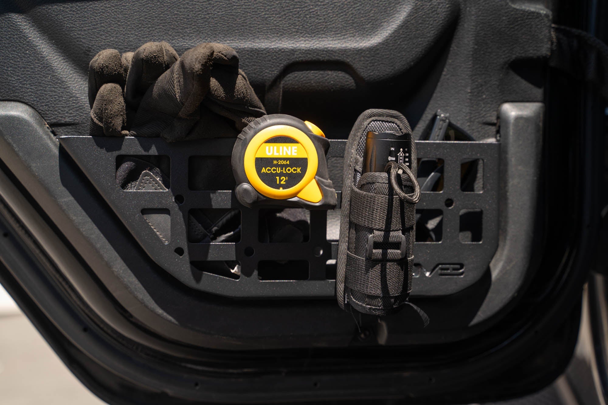 2018-2024-Jeep-Wrangler-JL-GladiatorJT-Slim-Rear-Door-Molle-Pockets-Installed-5 - NVMOS