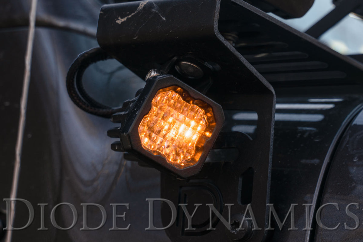 Diode Dynamics SSC1 White Sport LED Pod (Pair) for trucks and SUVs – backlight