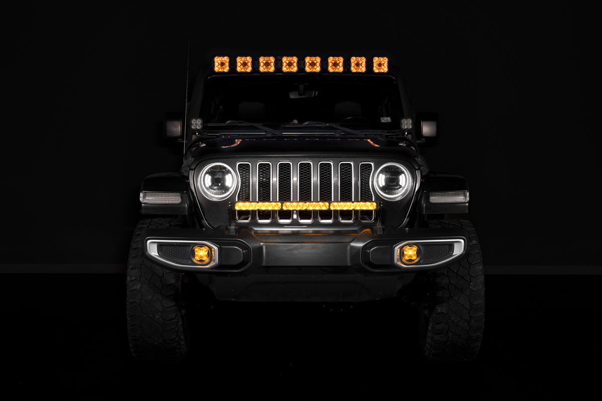 Diode Dynamics SS30 Bumper Light Bar Kit for Jeep JL Wrangler and Gladiator