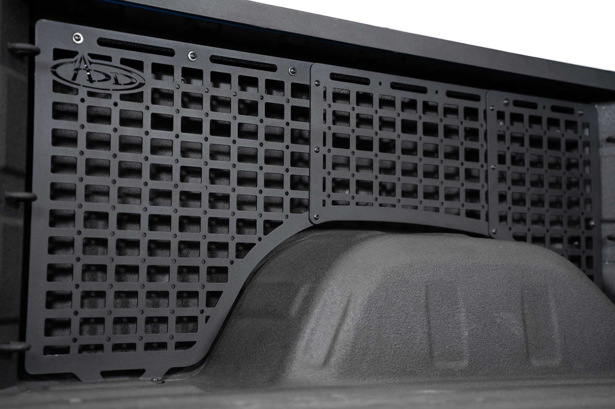 2019-2024-Chevy-GMC-1500-Bed-Side-Molle-Panels-Driver-Installed-01 - NVMOS
