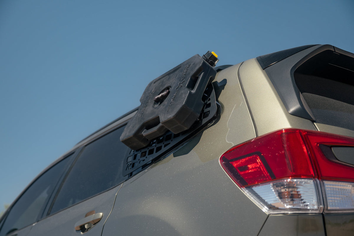 Rago Fabrication exterior Molle storage panels for Subaru Forester
