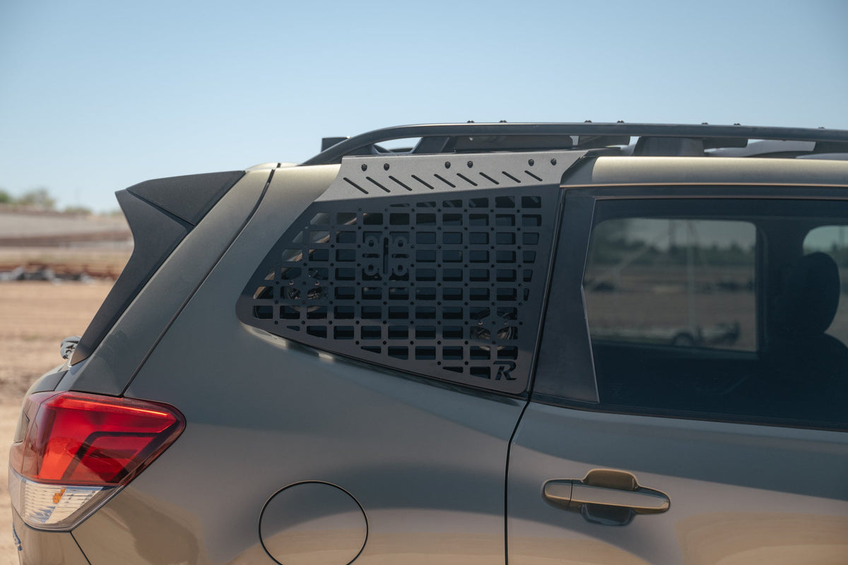 Rago Fabrication exterior Molle storage panels for Subaru Forester