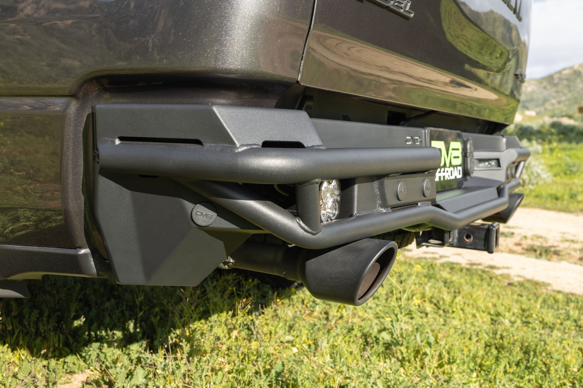 2019-2026-Ram-1500-Rear-Tube-Bumper-Installed-5 - NVMOS