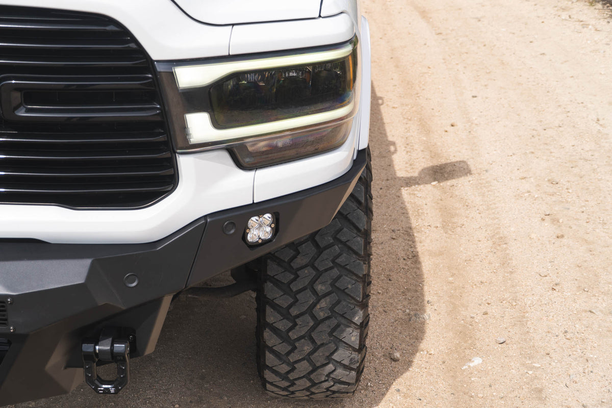DV8 Offroad Spec Series front bumper for 2019-2026 Ram 2500/3500