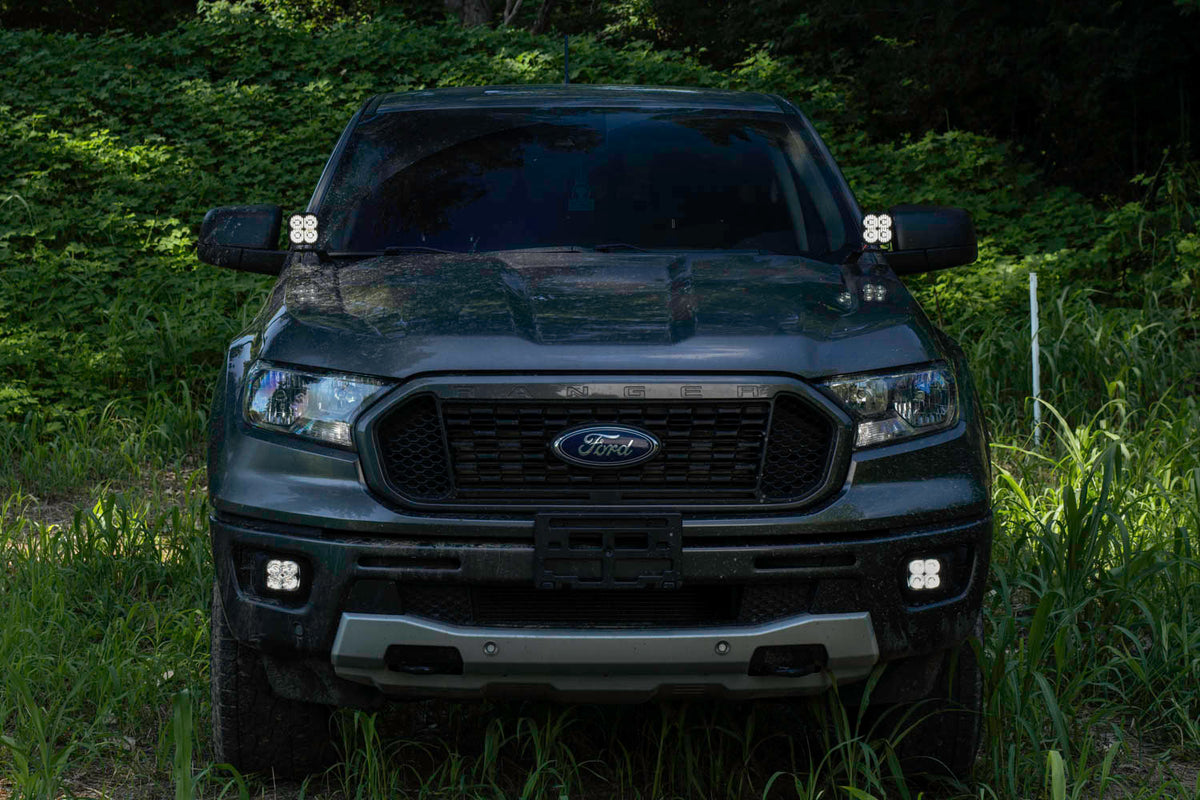 Diode Dynamics backlit ditch light kit for 2019-2023 Ford Ranger – lit
