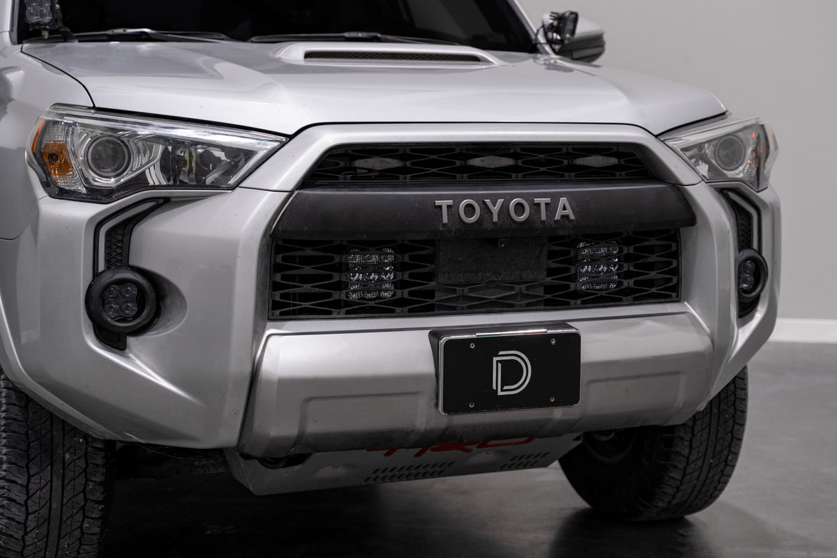 Diode Dynamics SS5 Stealth Grille LED pod kit for 2014-2024 Toyota 4Runner – installed, off