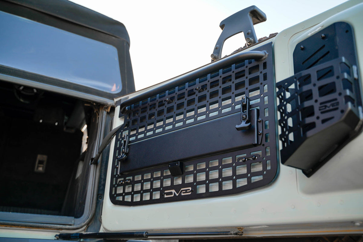 DV8 Offroad tailgate molle panel and shelf for 2021-2026 Ford Bronco