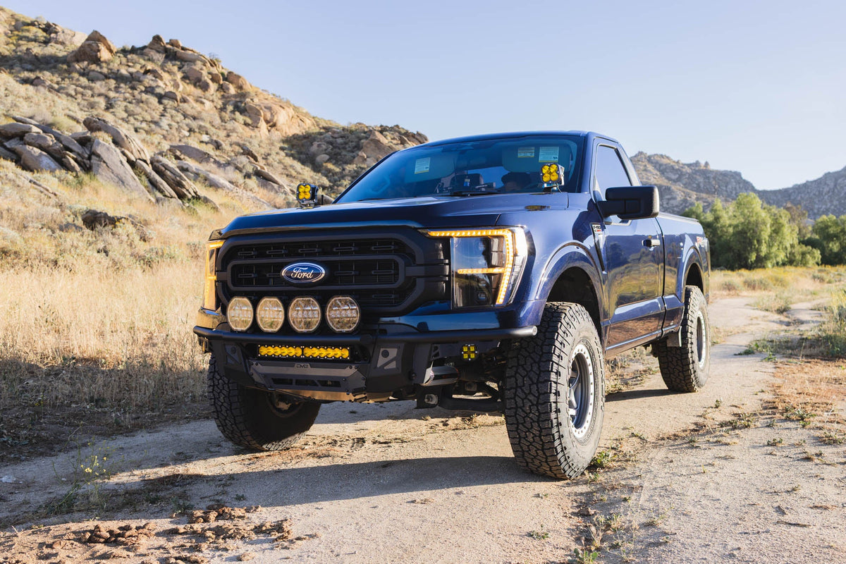 DV8 Offroad tube front bumper for 2021-2023 Ford F-150