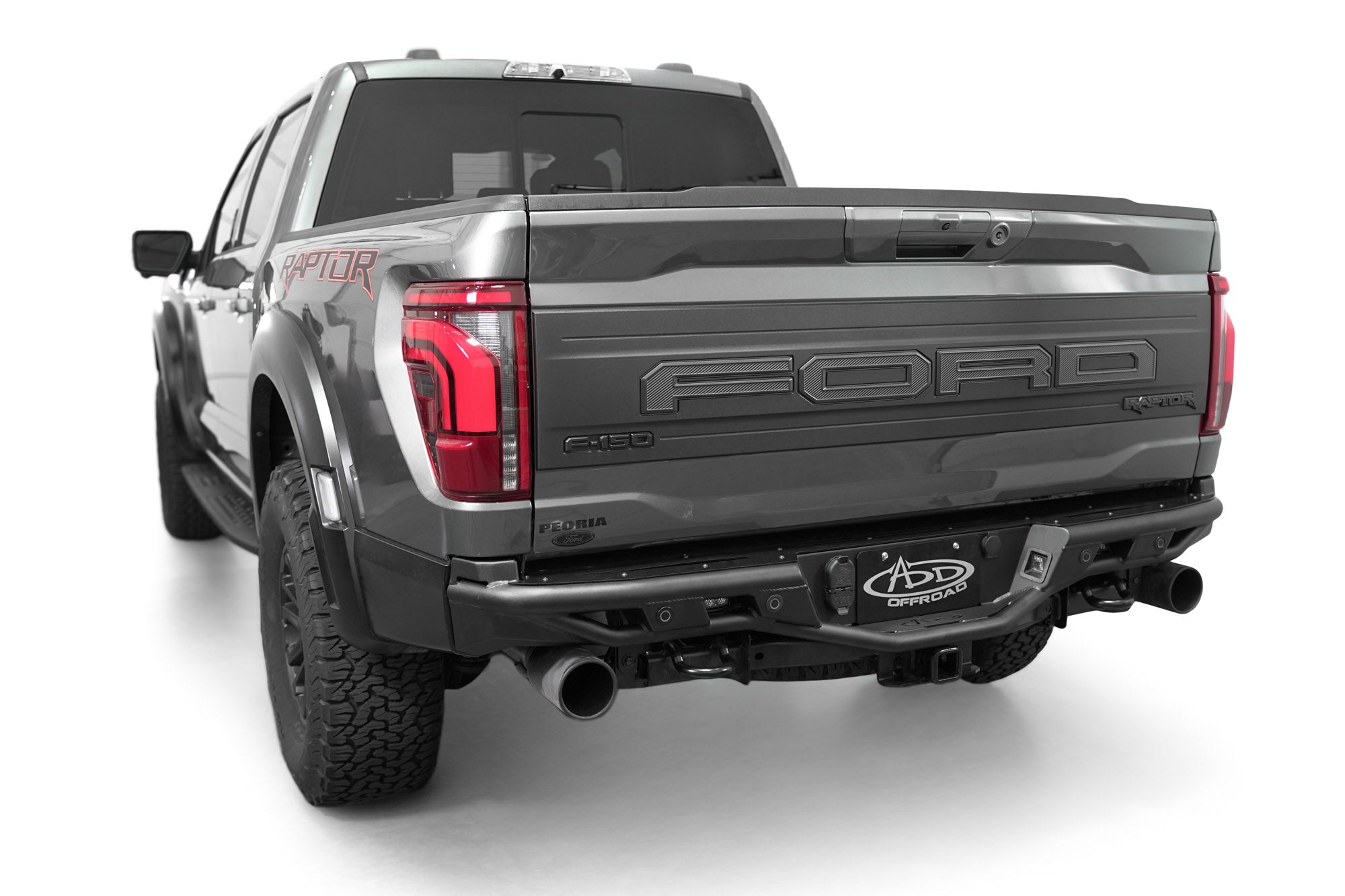 2021-2024-Ford-F-150-Raptor-Race-Series-Rear-Bumper-Installed-1 - NVMOS