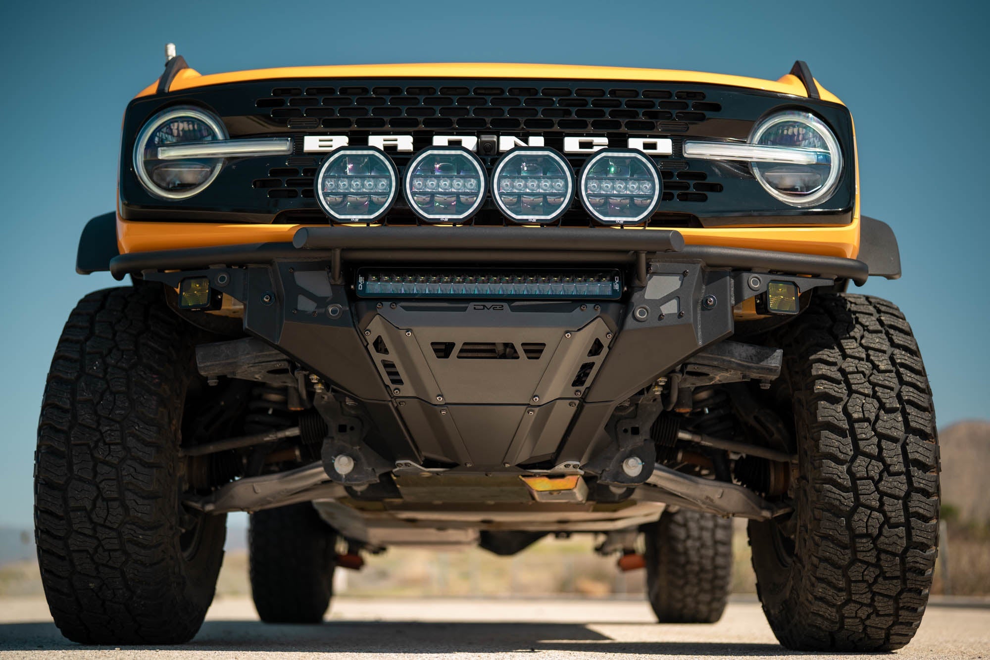 2021-2025-Ford-Bronco-Tube-Series-Front-Bumper-Installed-5 - NVMOS