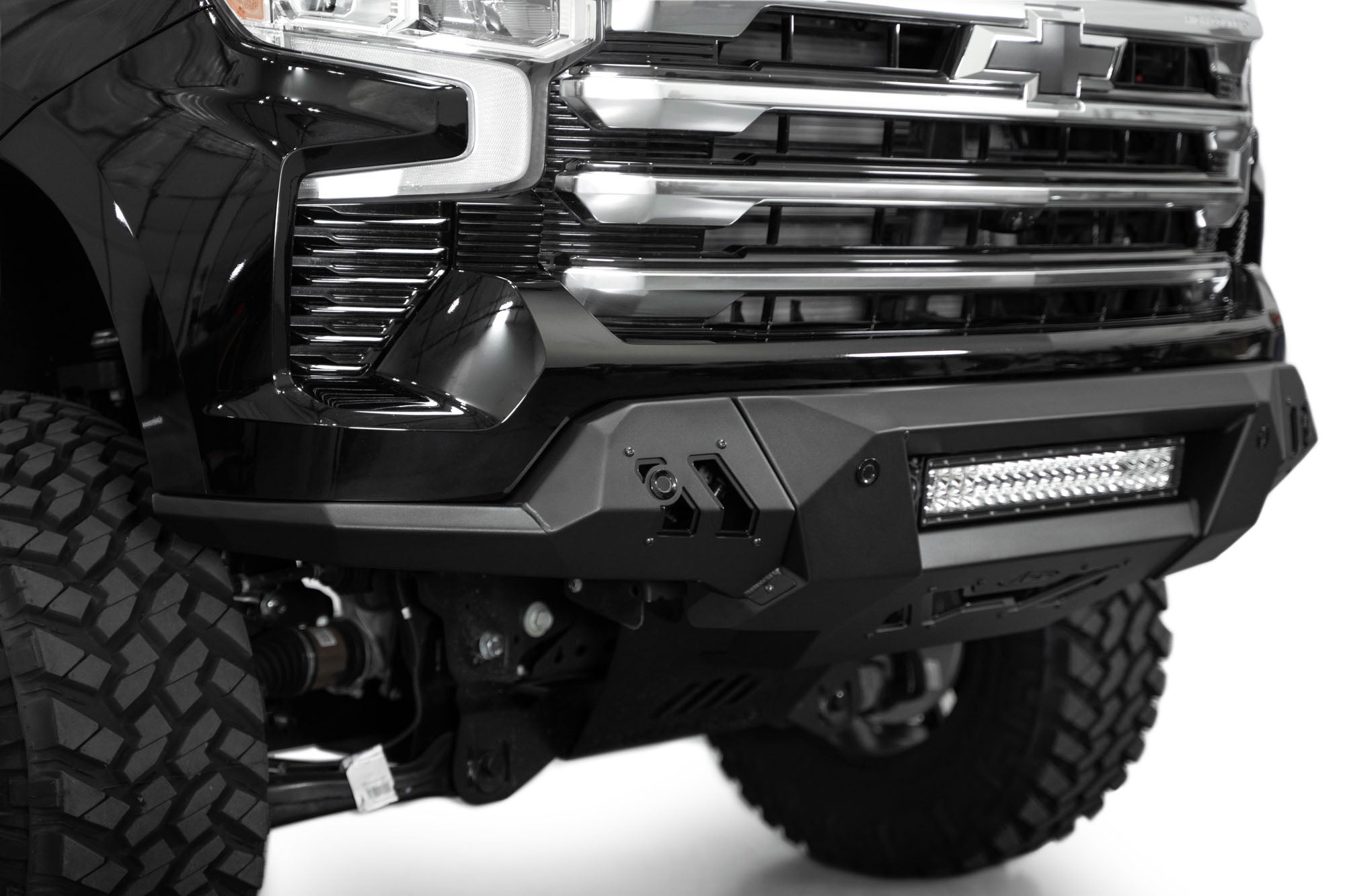 2022-2024-Chevy-Silverado-1500-Black-Label-Front-Bumper-Installed-10 - NVMOS