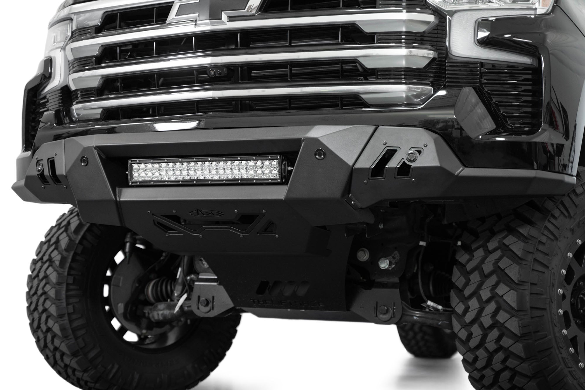 2022-2024-Chevy-Silverado-1500-Black-Label-Front-Bumper-Installed-3 - NVMOS