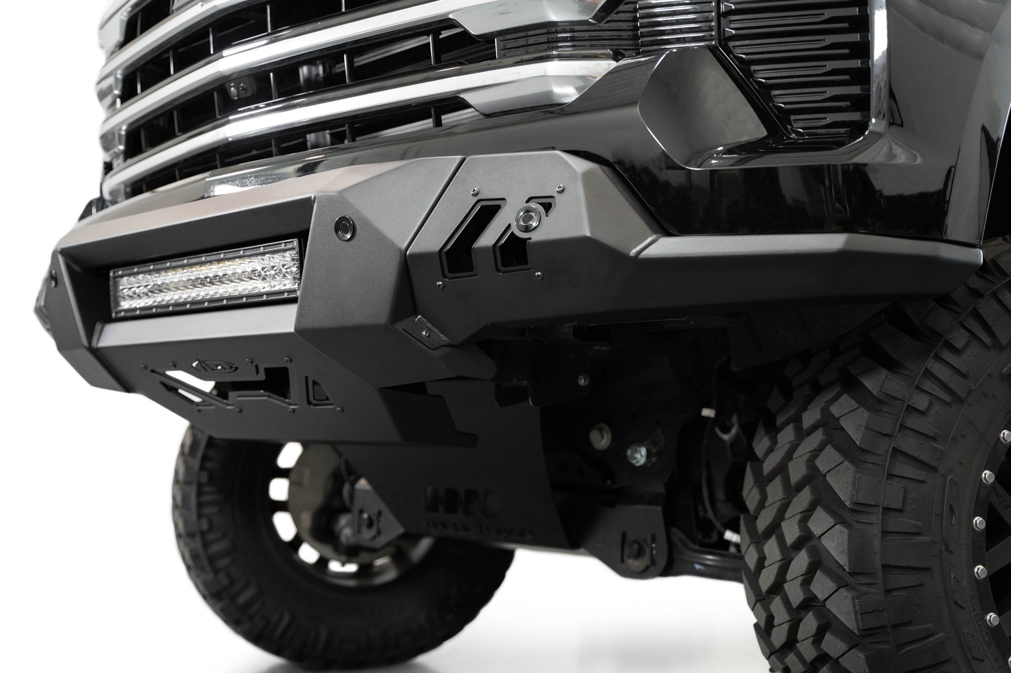 2022-2024-Chevy-Silverado-1500-Black-Label-Front-Bumper-Installed-5 - NVMOS