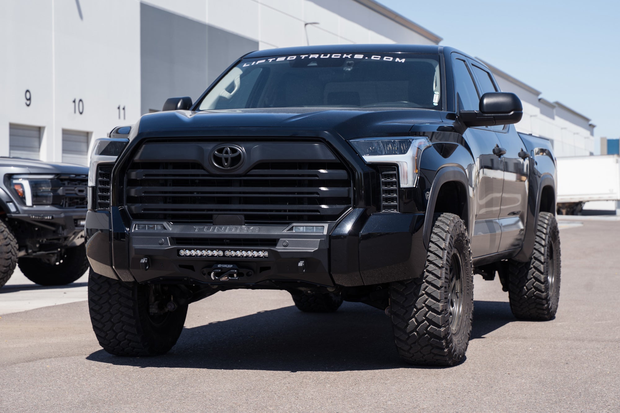 2022-2025-Toyota-Tundra-Stealth-Center-Mount-Winch-Front-Bumper-Outdoor-7 - NVMOS