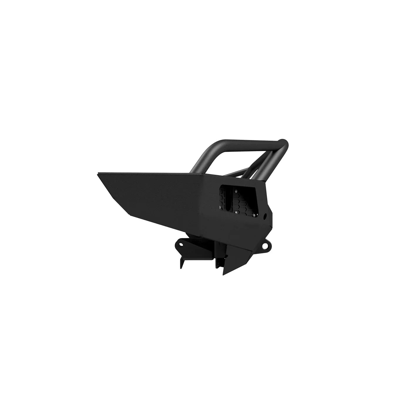 2022 Toyota Tundra Baja front bumper CBI Offroad, side view, black steel off-road accessory