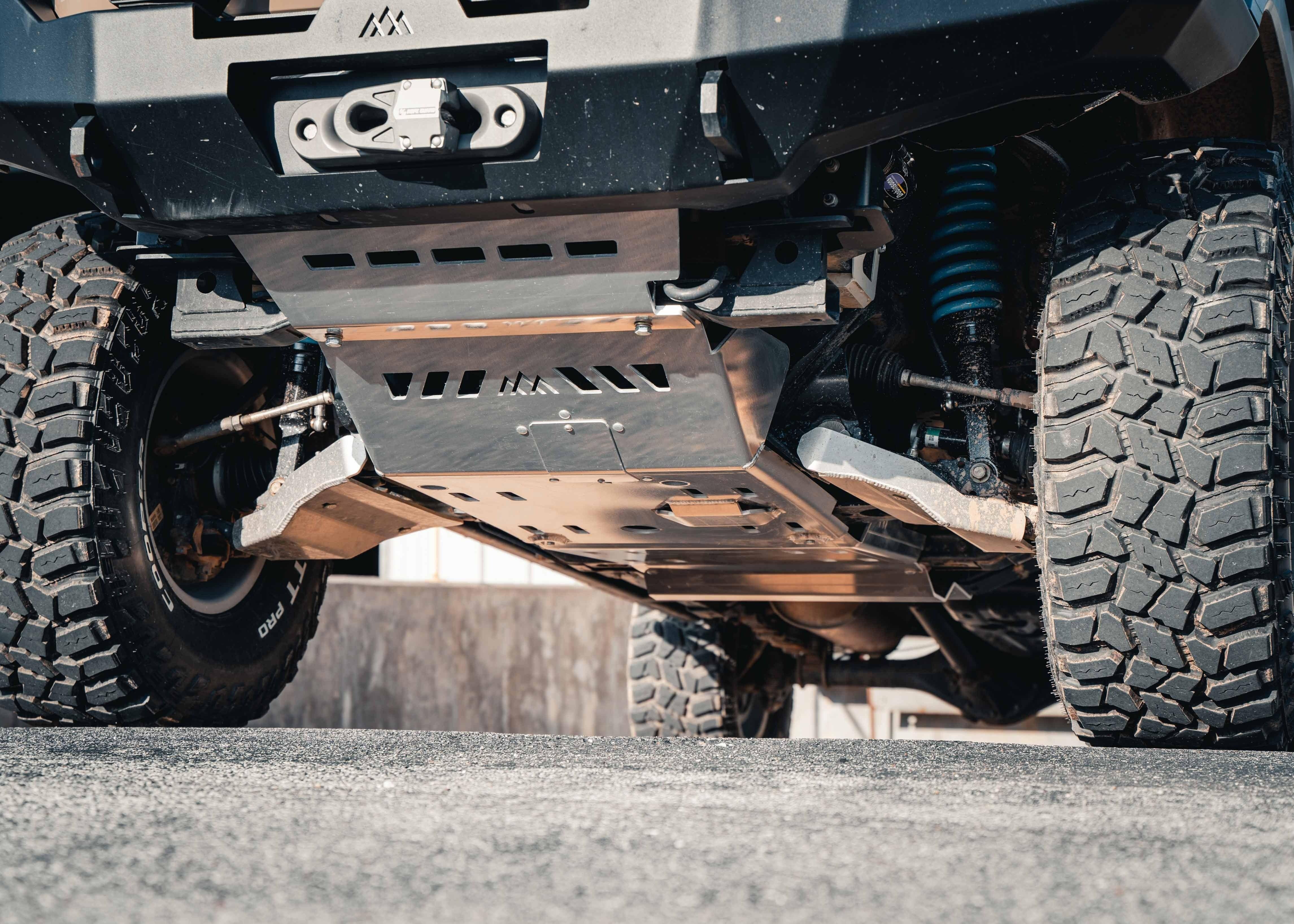 Backwoods Toyota Tacoma (2005-2023) Full Aluminum Skid Plate System