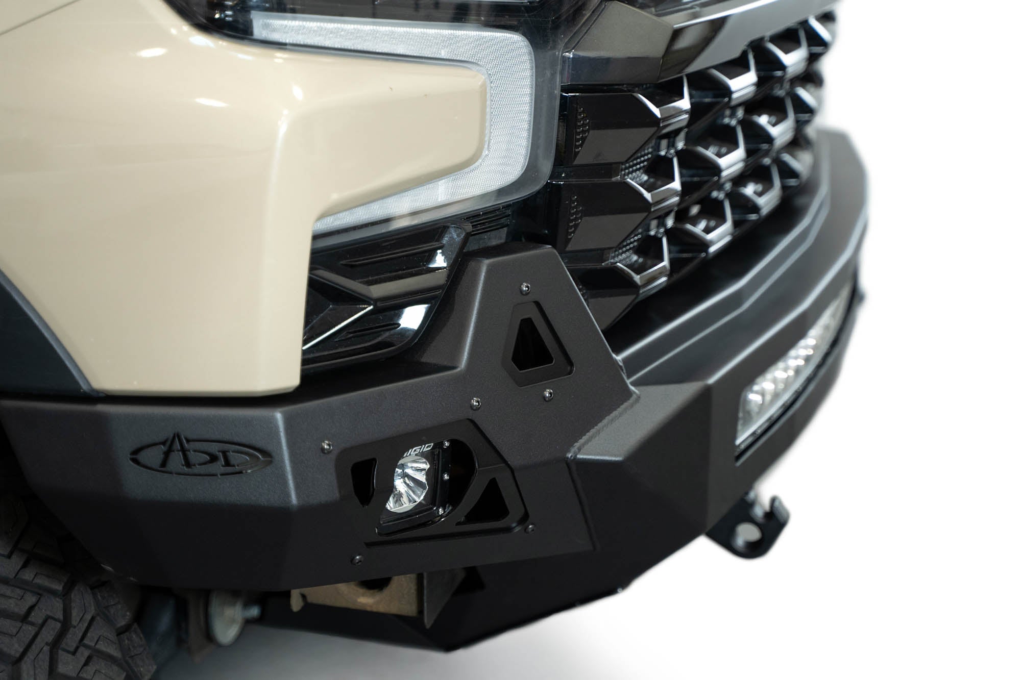 2022_Chevy-Silverado-1500-ZR2-Stealth-Fighter-Front-Bumper-Installed-7 - NVMOS