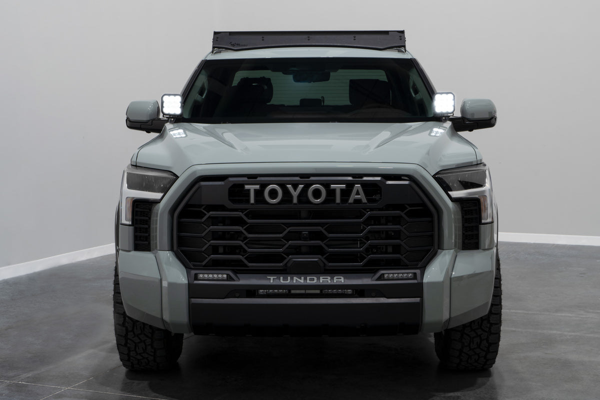Diode Dynamics Stage Series ditch light kit for 2022-2026 Toyota Tundra – lit