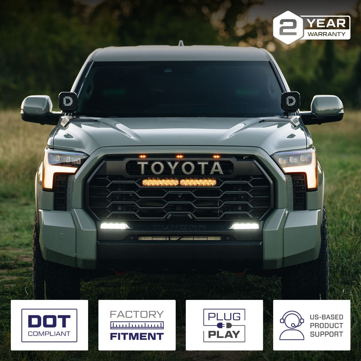 Form Lighting Sequential LED Projector Headlights for Toyota Tundra 2022–2026, feature graphic 4