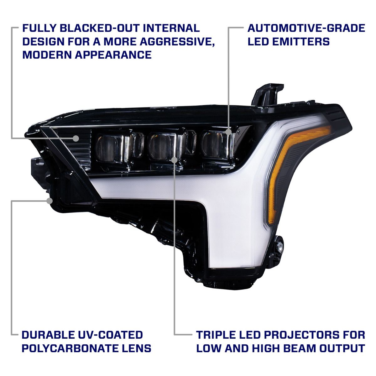 Form Lighting Sequential LED Projector Headlights for Toyota Tundra 2022–2026, feature graphic 5