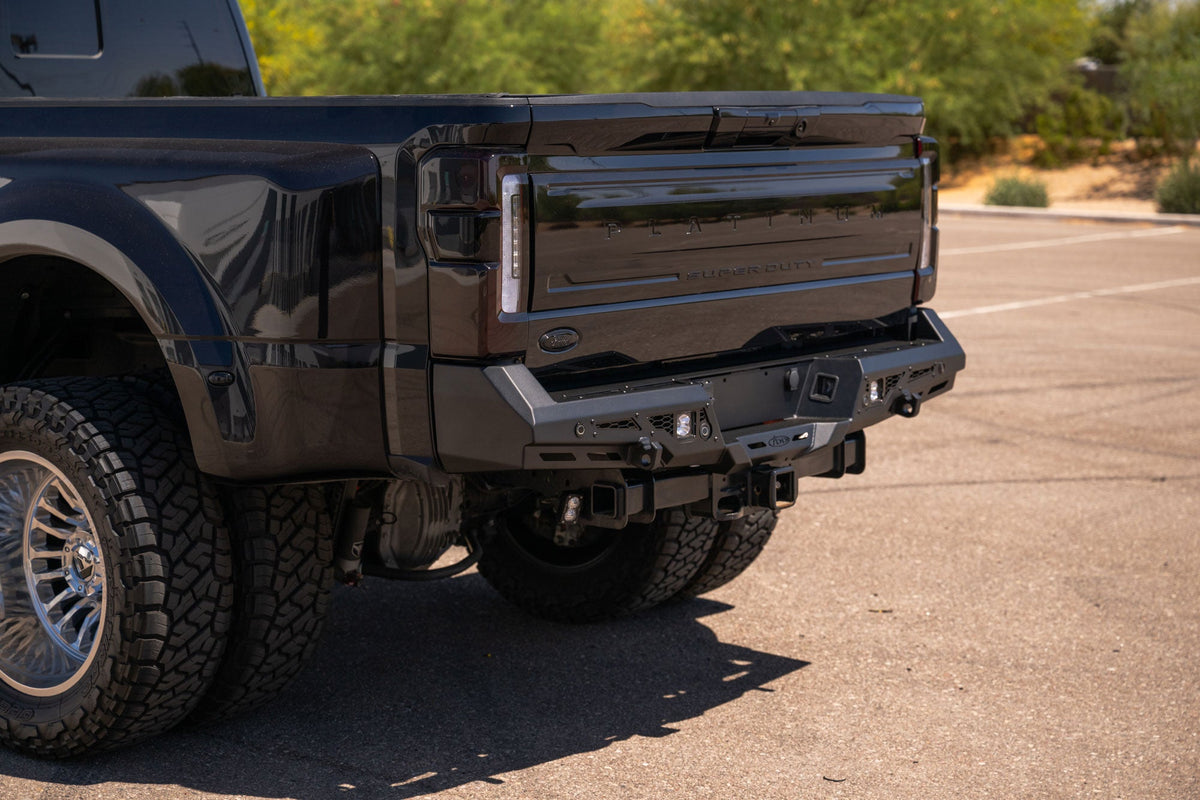 Addictive Desert Designs Stealth Fighter rear bumper for Ford Super Duty F-250 and F-350